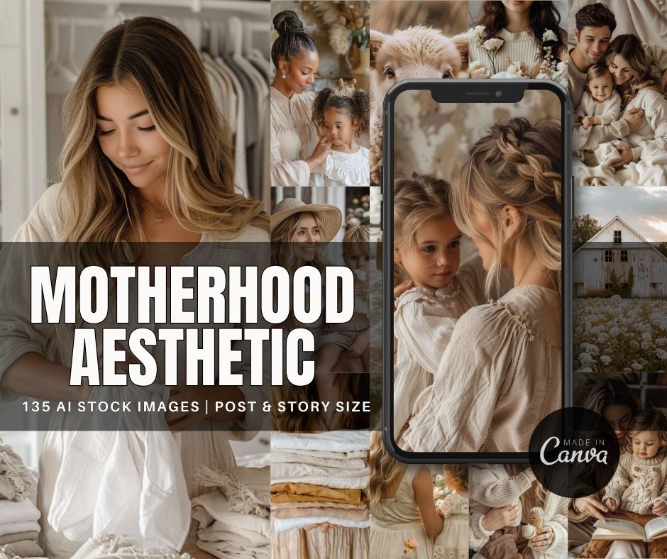 Motherhood Luxe Stock Image Collection