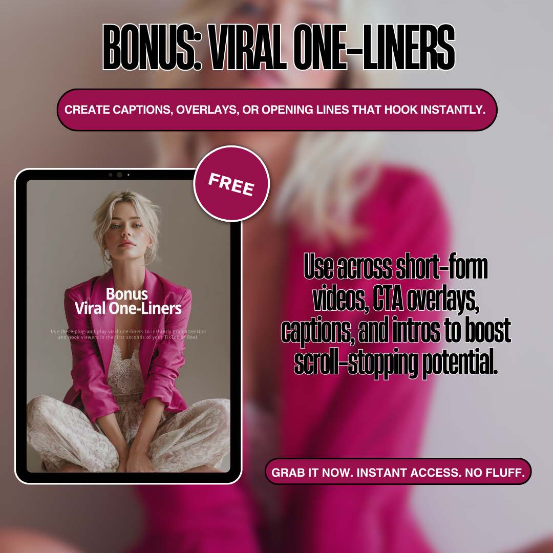 75+ TikTok & Reels Viral Prompts + BONUS Viral One-Liners