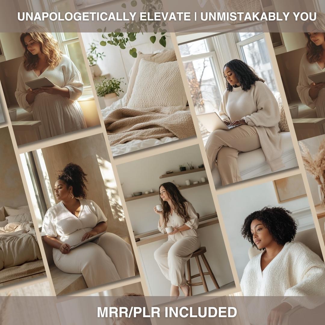 COZY PLUS SIZE | Premium AI Stock Imagery