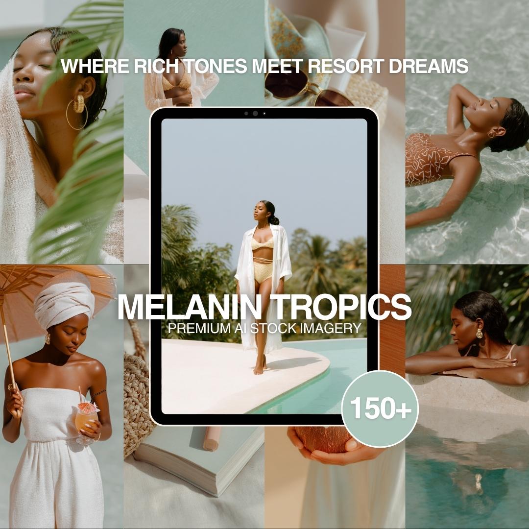 MELANIN TROPICS | Premium AI Stock Images