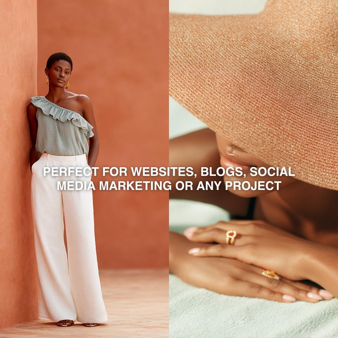MELANIN TROPICS | Premium AI Stock Images