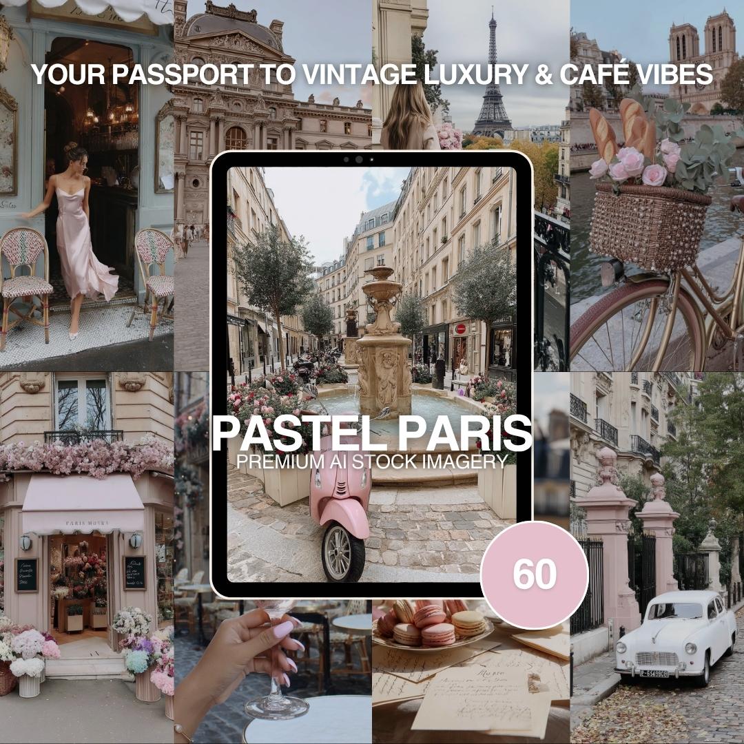 PASTEL PARIS | Premium AI Stock Images