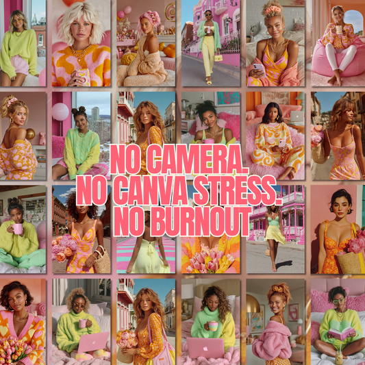 Content Girl Collection | Stock Images + Reels | MRR + PLR