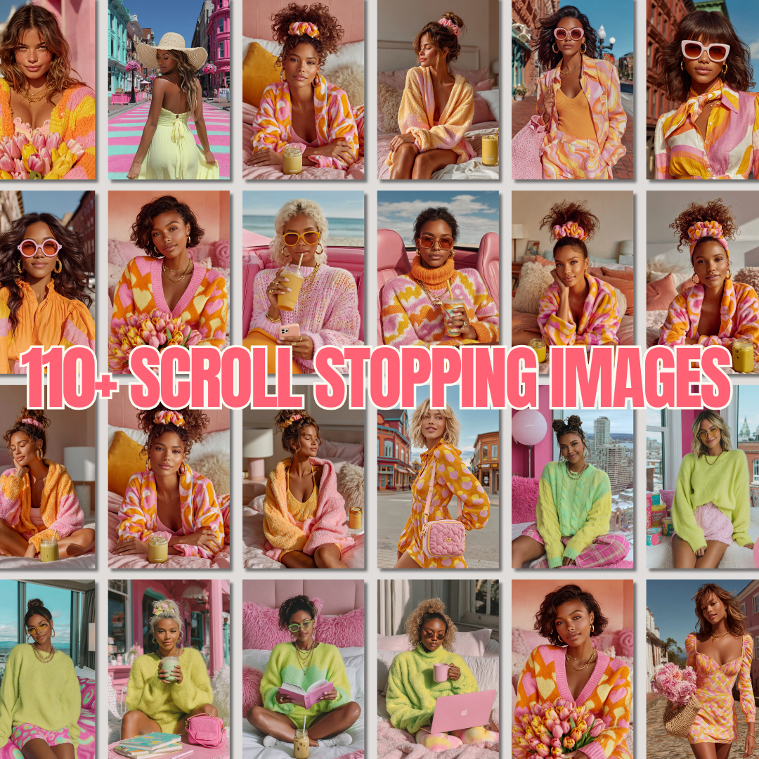 Content Girl Collection | Stock Images + Reels | MRR + PLR