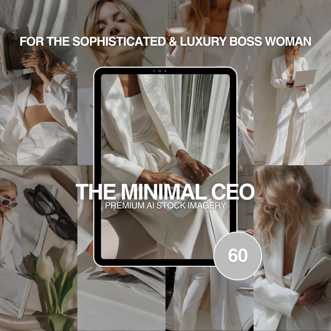 THE MINIMAL CEO | Premium AI Stock Images