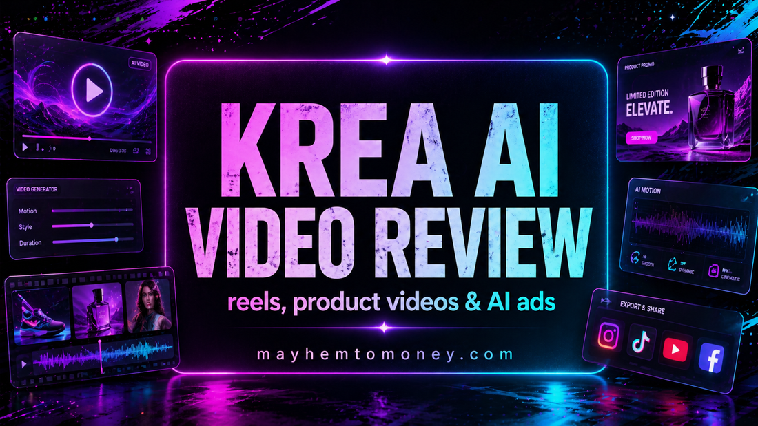 KREA AI Video Generator Review: Create Reels, Product Videos and AI Ads | Mayhem to Money