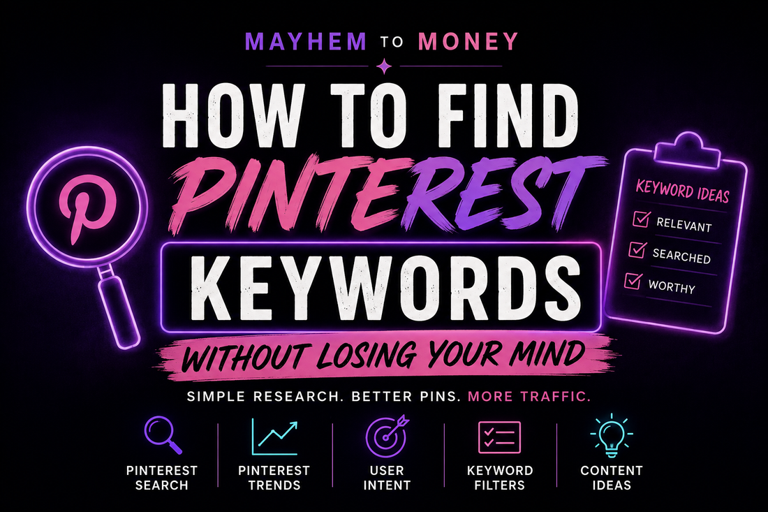 How to find Pinterest keywords in 2026 using Pinterest Search, Pinterest Trends, user intent and keyword research
