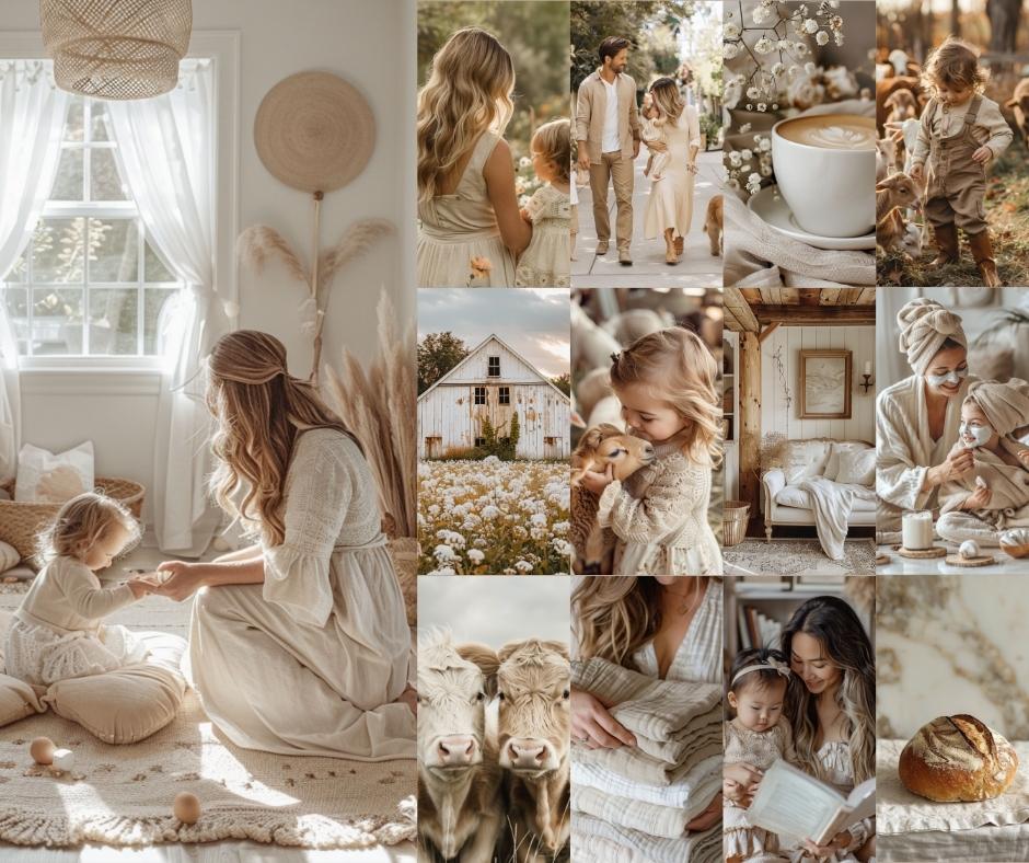 Motherhood Luxe Stock Image Collection