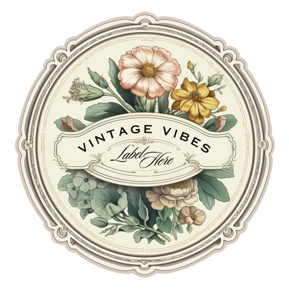 6 Vintage Label Logos