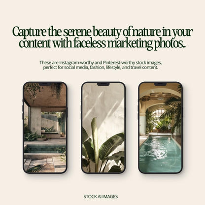 Green Leaves Aesthetic Stock Images