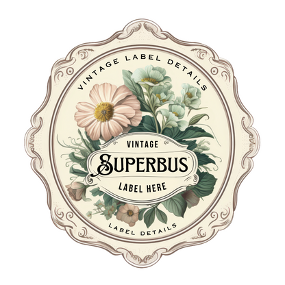6 Vintage Label Logos