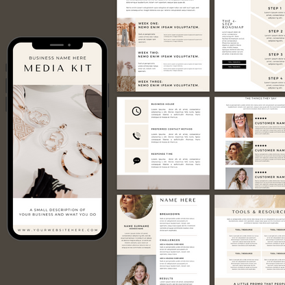 YouTuber Canva Template Bundle for Social Media Branding