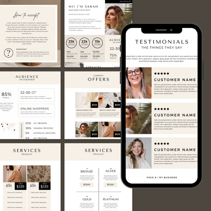 YouTuber Canva Template Bundle for Social Media Branding
