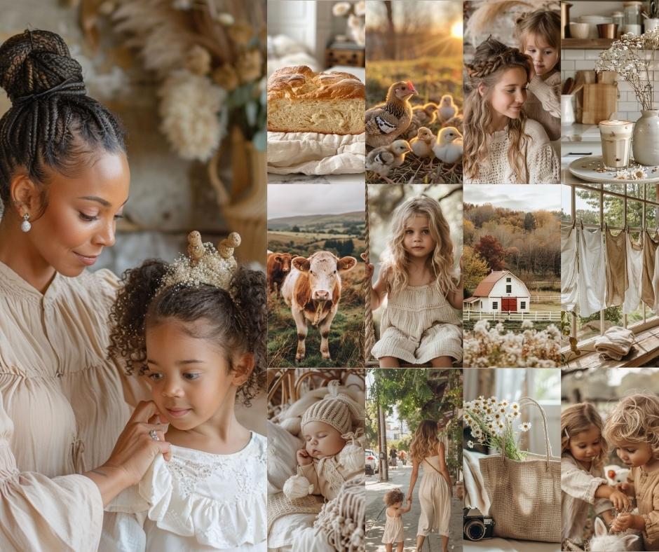Motherhood Luxe Stock Image Collection