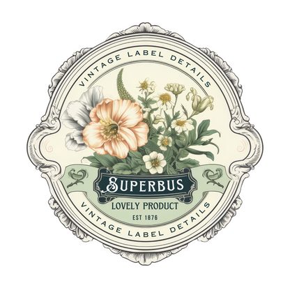 6 Vintage Label Logos