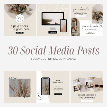 30 Instagram Canva Templates for Social Media Posts