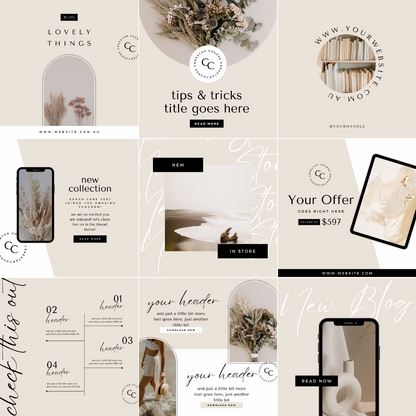30 Instagram Canva Templates for Social Media Posts