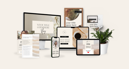 YouTuber Canva Template Bundle for Social Media Branding
