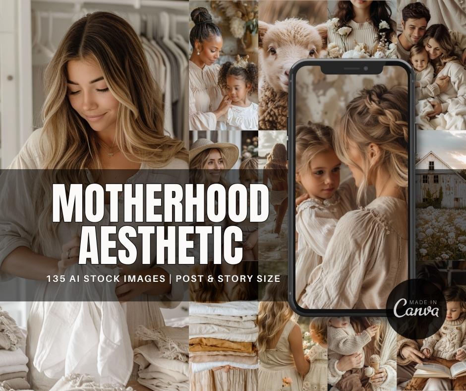 Motherhood Luxe Stock Image Collection