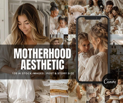 Motherhood Luxe Stock Image Collection