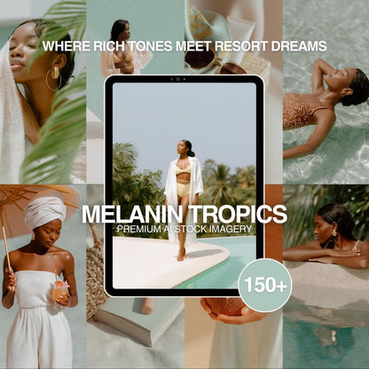 MELANIN TROPICS | Premium AI Stock Images
