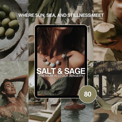 SALT & SAGE | Premium AI Stock Images