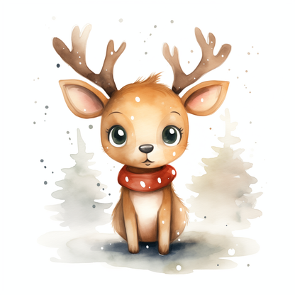 Christmas Clipart - Watercolour Winter Edition